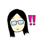 日常にいるメガネのひと（個別スタンプ：32）