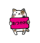 シンプル日常会話アニマルスタンプ（個別スタンプ：13）