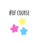 おしゃれハッシュタグ（個別スタンプ：21）