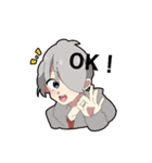 オリ子スタンプ。（個別スタンプ：1）