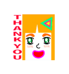 ☆★☆まゆ子の英会話だよ★☆★（個別スタンプ：4）