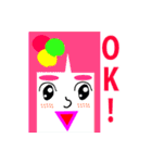 ☆★☆まゆ子の英会話だよ★☆★（個別スタンプ：6）