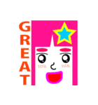 ☆★☆まゆ子の英会話だよ★☆★（個別スタンプ：15）