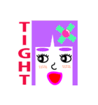 ☆★☆まゆ子の英会話だよ★☆★（個別スタンプ：16）