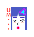 ☆★☆まゆ子の英会話だよ★☆★（個別スタンプ：17）
