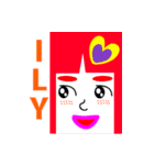 ☆★☆まゆ子の英会話だよ★☆★（個別スタンプ：21）
