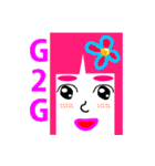 ☆★☆まゆ子の英会話だよ★☆★（個別スタンプ：26）