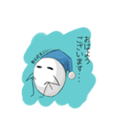表情が読みにくい卵さんと仲間達（個別スタンプ：2）