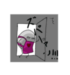 表情が読みにくい卵さんと仲間達（個別スタンプ：17）
