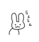 シュールいうさぎ（個別スタンプ：7）