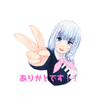 VTuber 月山ちせ＆チカゲ  その1（個別スタンプ：5）