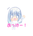 VTuber 月山ちせ＆チカゲ  その1（個別スタンプ：6）