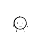 頭足人の真顔くん（個別スタンプ：10）