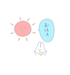 ぽかぽかうさぎさん（個別スタンプ：1）