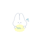 ぽかぽかうさぎさん（個別スタンプ：3）