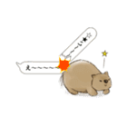 ウォンバットと生活（個別スタンプ：19）