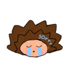ハリネズミの表情（個別スタンプ：5）