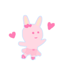 ♡ぱすてるふぁんしーうさたん♡（個別スタンプ：40）