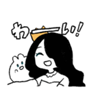 おばけねことおばけ姫（個別スタンプ：3）