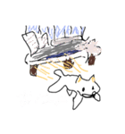 そしてイヌたちはタンクで………（個別スタンプ：12）