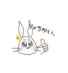 うさぎ「ラロット」の日常（個別スタンプ：8）