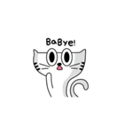 ジャッカス猫のジャーク絵文字2（個別スタンプ：3）