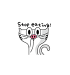 ジャッカス猫のジャーク絵文字2（個別スタンプ：14）
