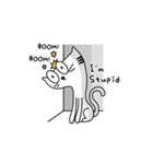 ジャッカス猫のジャーク絵文字2（個別スタンプ：16）