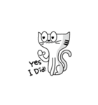 ジャッカス猫のジャーク絵文字2（個別スタンプ：17）