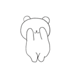 社会で生きるくま（個別スタンプ：4）