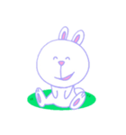 豊かな表情のうさぎ（個別スタンプ：7）