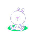 豊かな表情のうさぎ（個別スタンプ：10）