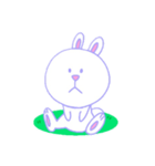 豊かな表情のうさぎ（個別スタンプ：14）