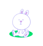 豊かな表情のうさぎ（個別スタンプ：16）