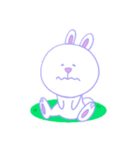 豊かな表情のうさぎ（個別スタンプ：18）