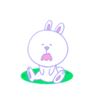 豊かな表情のうさぎ（個別スタンプ：19）