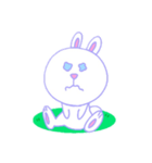 豊かな表情のうさぎ（個別スタンプ：20）