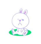 豊かな表情のうさぎ（個別スタンプ：22）
