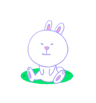 豊かな表情のうさぎ（個別スタンプ：28）