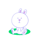 豊かな表情のうさぎ（個別スタンプ：30）