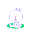 豊かな表情のうさぎ（個別スタンプ：32）