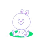 豊かな表情のうさぎ（個別スタンプ：35）