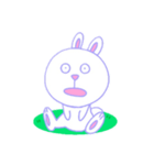 豊かな表情のうさぎ（個別スタンプ：37）