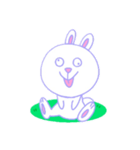 豊かな表情のうさぎ（個別スタンプ：40）