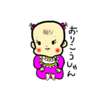 カラフル赤ちゃん。（個別スタンプ：6）