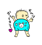 カラフル赤ちゃん。（個別スタンプ：7）