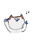 おかっぱねこstamp（個別スタンプ：18）