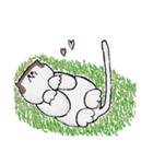 おかっぱねこstamp（個別スタンプ：21）