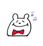 シンプルなしろくまたん（個別スタンプ：16）