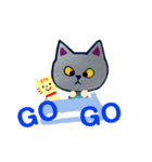 灰色ねこグレコのスタンプ1（個別スタンプ：36）